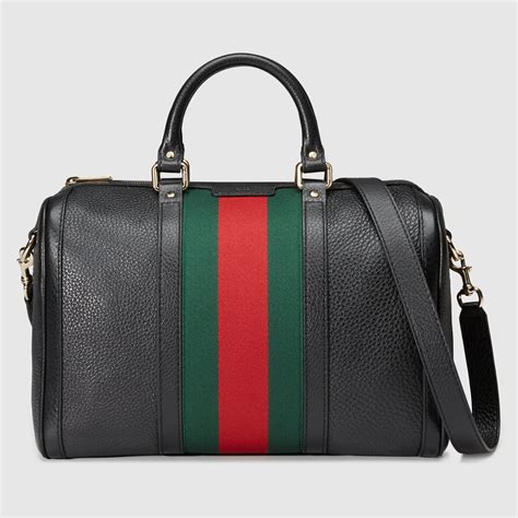 gucci boston bag leather|authentic gucci boston bag.